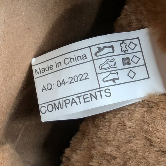 Vionic Women's Kailen‎ Faux Fur Tan Brown Sherpa Mules Slip-On Size 6.5 - Picture 9 of 10